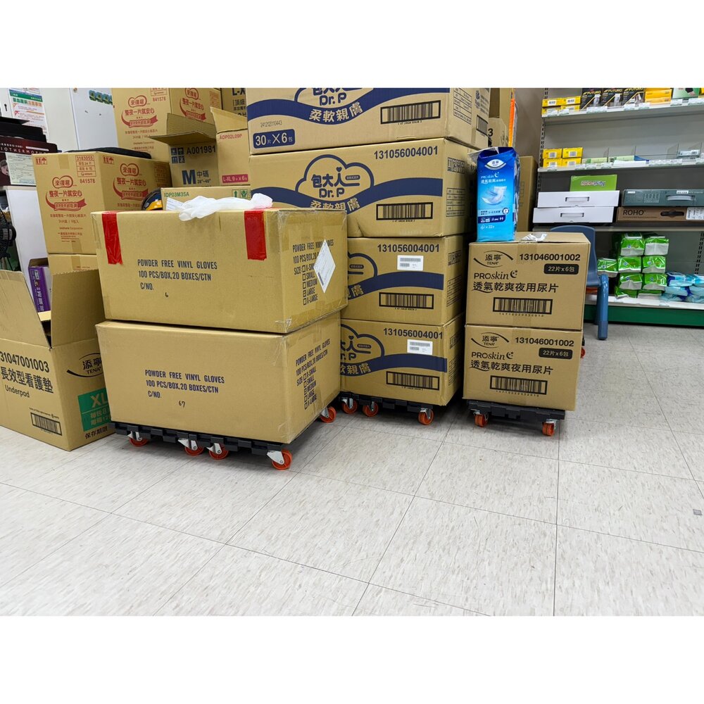 台製 KT-609 貨物車 趴地車 手推車 拖板車 平板車 貨車 平板推車 板車 烏龜車 搬運車 推車 藥局 賣場 棧板-圖片-3