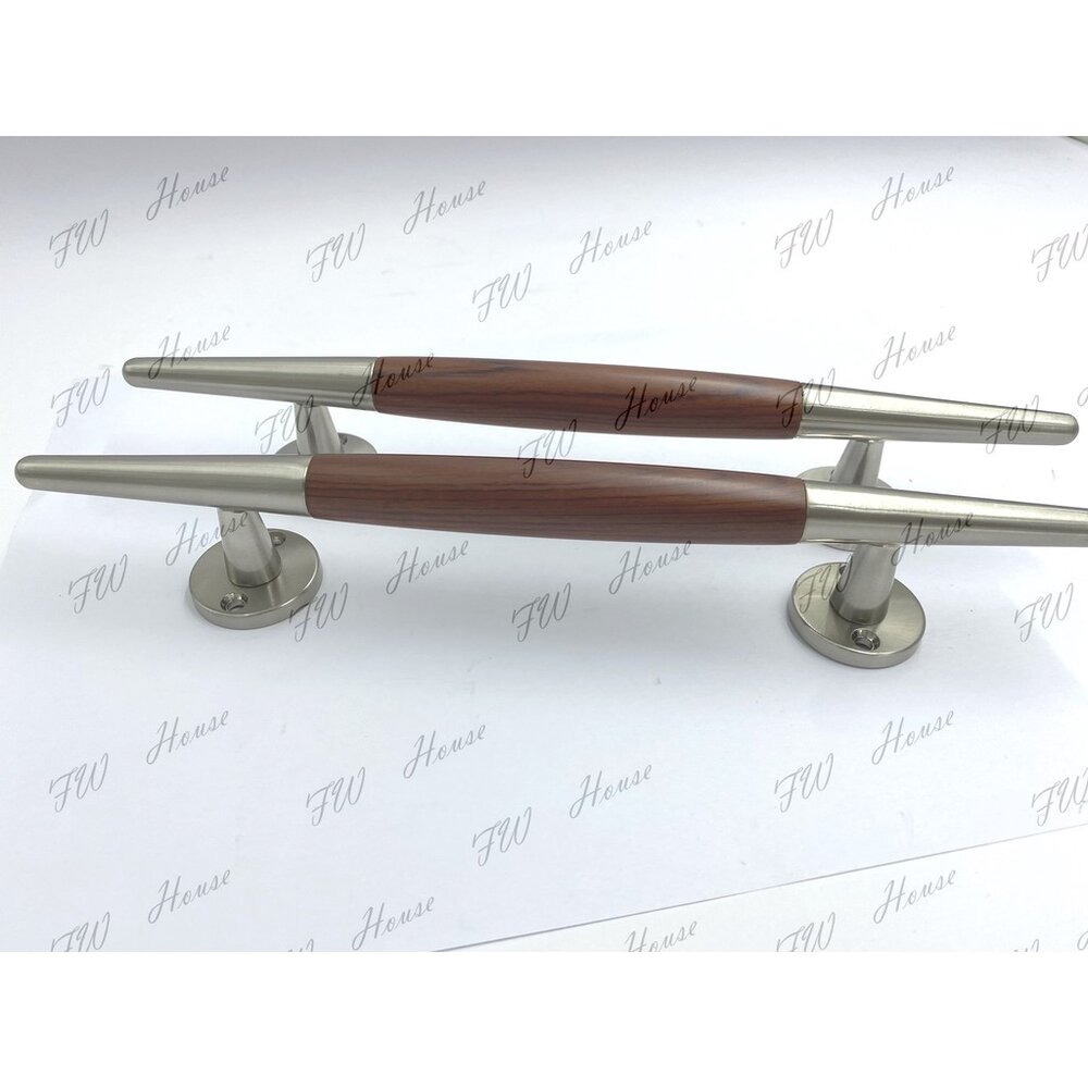 S1-01117-957-250mm銅製錐形木大把手 bsn 花梨木 取手 木紋把手 門把 山毛櫸木顏色 把手 取手 抽屜 拉手 櫥櫃