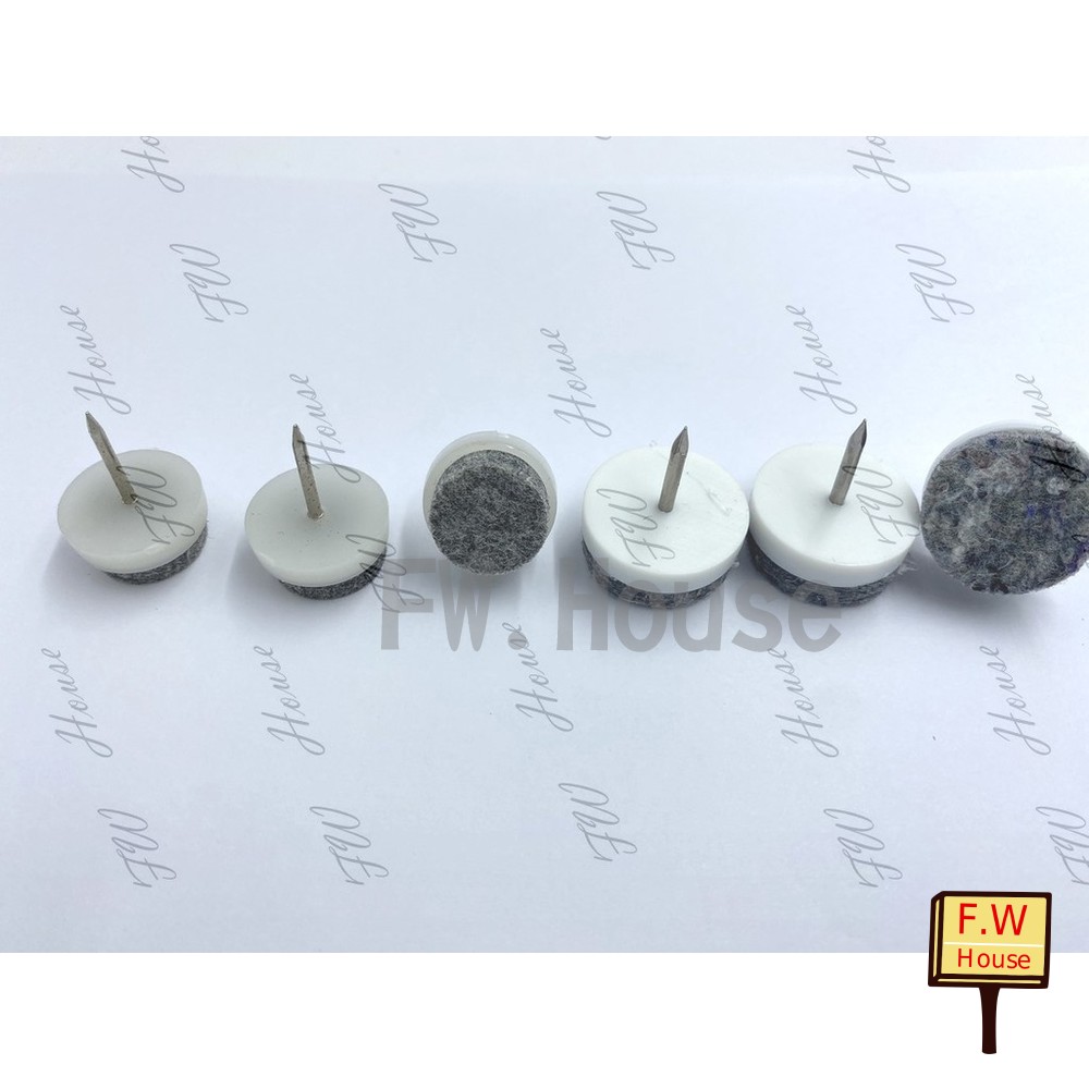 S1-01143-台製 20-24mm 細綿毯 羊毛 椅釘 保護木質地板 桌椅腳墊 保護釘 椅腳保護墊 沙發保護墊 桌椅腳釘
