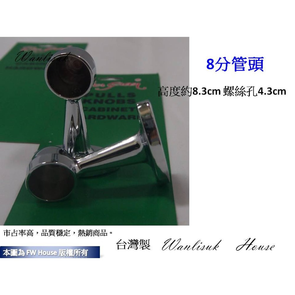 S1-01174-8分管頭 / 8分中通管頭