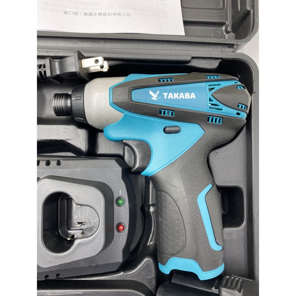 S1-01231-TAKABA KA-12DVD 12V 鋰電衝擊起子機 充電電鑽 小電鑽 1.5Ah鋰電池 附雙電池