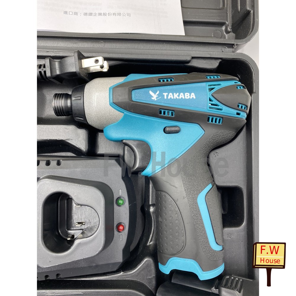 S1-01231-TAKABA KA-12DVD 12V 鋰電衝擊起子機 充電電鑽 小電鑽 1.5Ah鋰電池 附雙電池