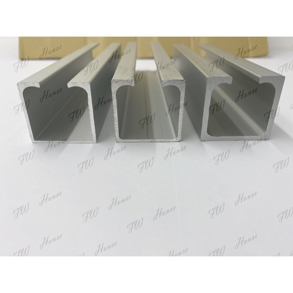 吊門軌道 鋁擠型 重型 懸吊式 拉門軌道 鋁料 可承重100 kg以上 軌道 吊門軌道 鋁材 拉門 大門 薄/中/厚-圖片-2