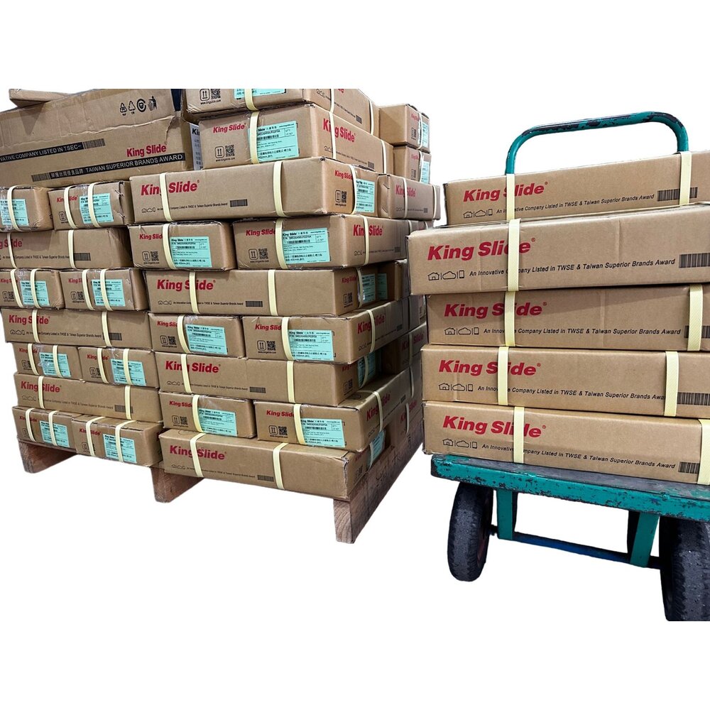 S1-01400-整箱免運 最大經銷商 king slide 3M52 川湖 一組2支 （付螺絲） 緩衝滑軌 滑軌 緩衝軌道
