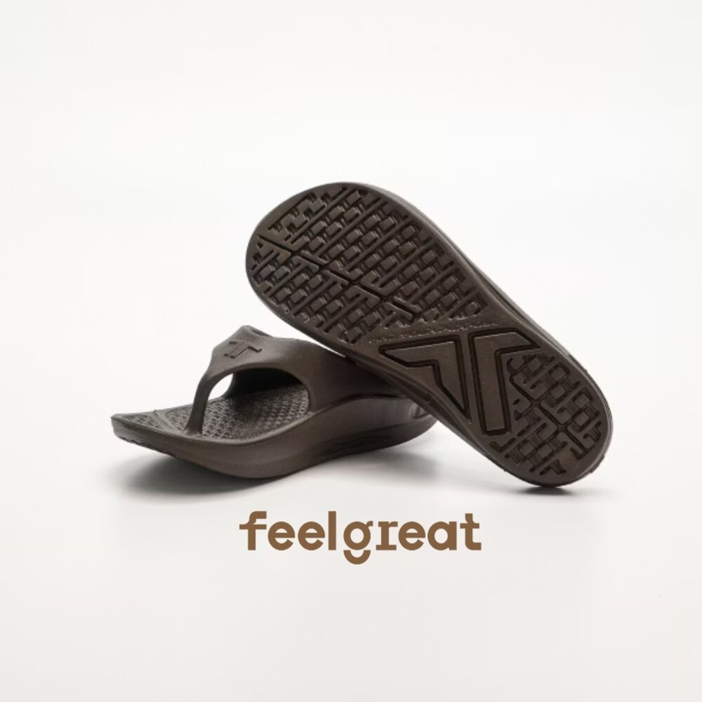 【Telic】SiliComfy® Energy 輕量夾腳拖-岩摩卡 矽晶減壓拖鞋-圖片-1