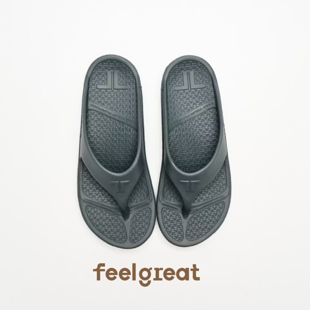 【Telic】SiliComfy® Energy 輕量夾腳拖-極致灰 矽晶減壓拖鞋-圖片-2