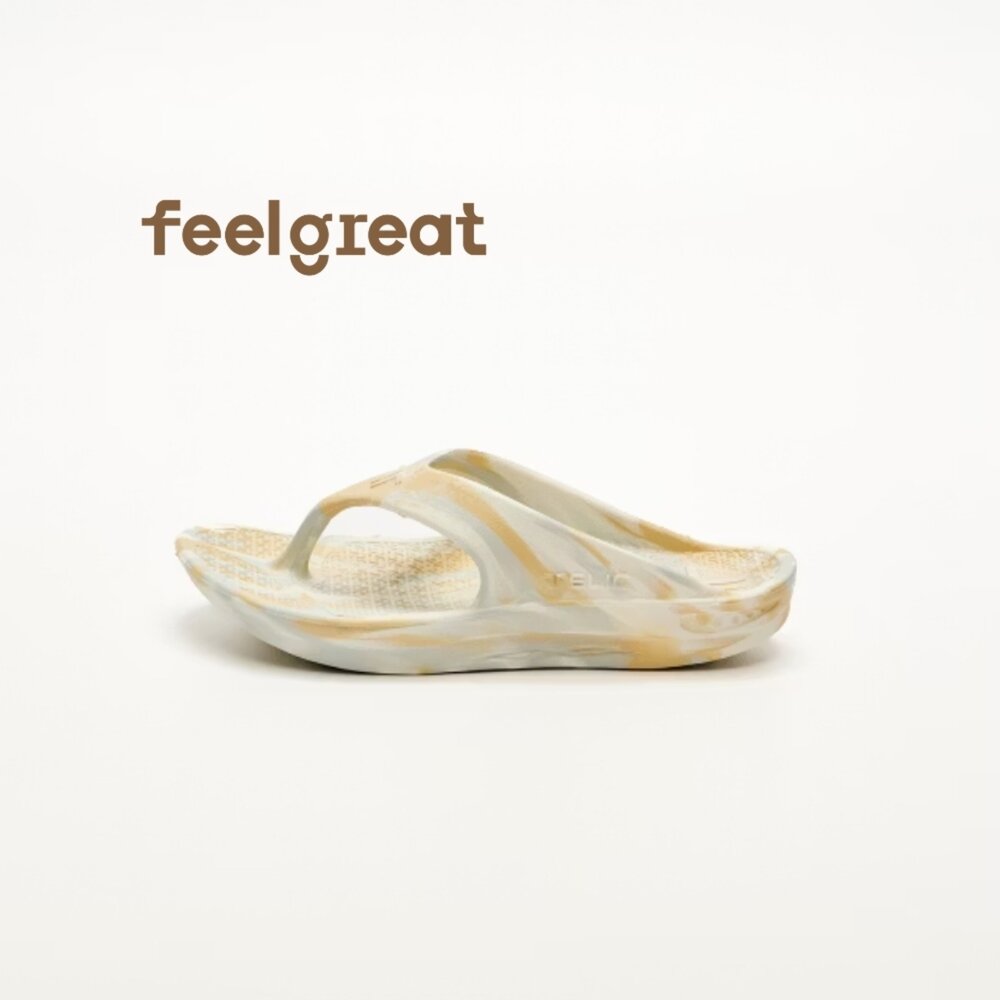 100-49-【Telic】SiliComfy® Energy 輕量夾腳拖-沙丘霧灰  矽晶減壓拖鞋