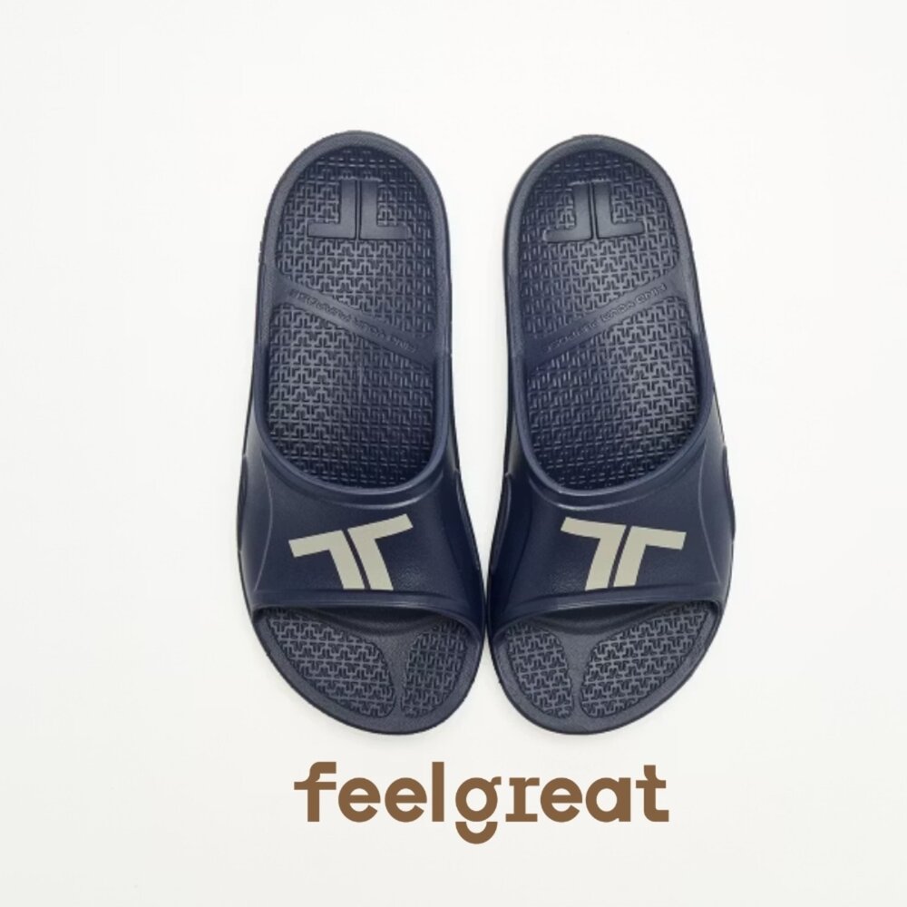 【Telic】SiliComfy® Recharge彈力運動拖-201-53深海藍 矽晶減壓拖鞋-圖片-2