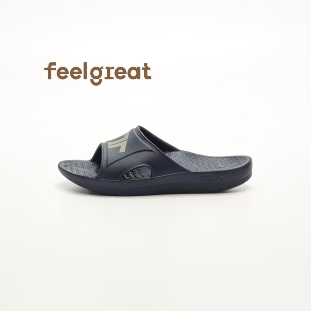 201-53-【Telic】SiliComfy® Recharge彈力運動拖-201-53深海藍 矽晶減壓拖鞋