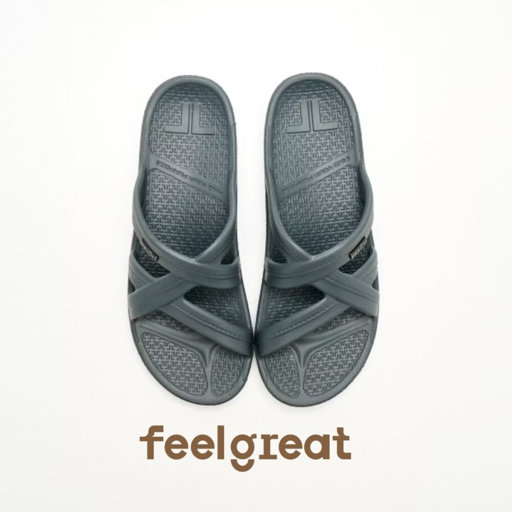【Telic】SiliComfy® Mallory優雅羅馬拖-極致灰302-12矽晶減壓拖鞋-圖片-2