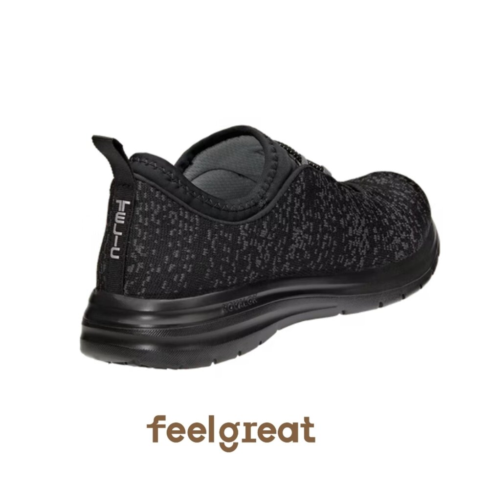 【Telic】SiliComfy® 減壓彈力運動鞋-鑽石黑500-01防水減壓-圖片-2