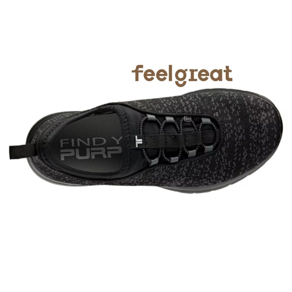 【Telic】SiliComfy® 減壓彈力運動鞋-鑽石黑500-01防水減壓-圖片-3