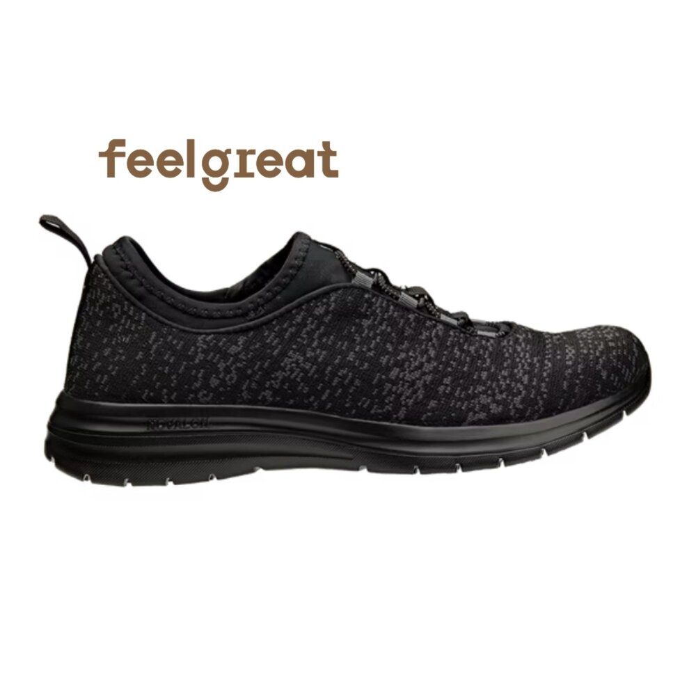 500-01-【Telic】SiliComfy® 減壓彈力運動鞋-鑽石黑500-01防水減壓