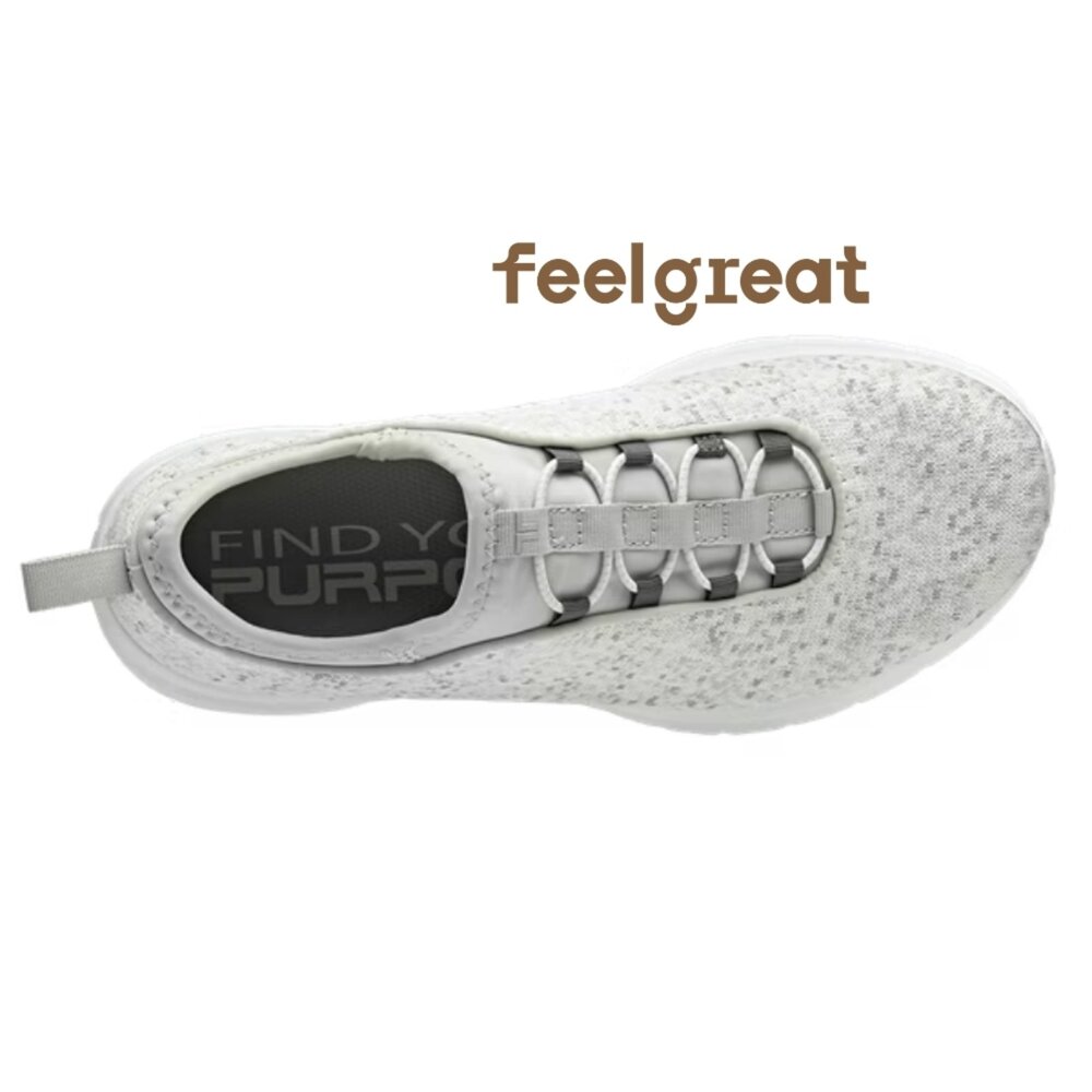 【Telic】SiliComfy® 減壓彈力運動鞋-輕量白500-02 防水減壓-圖片-3