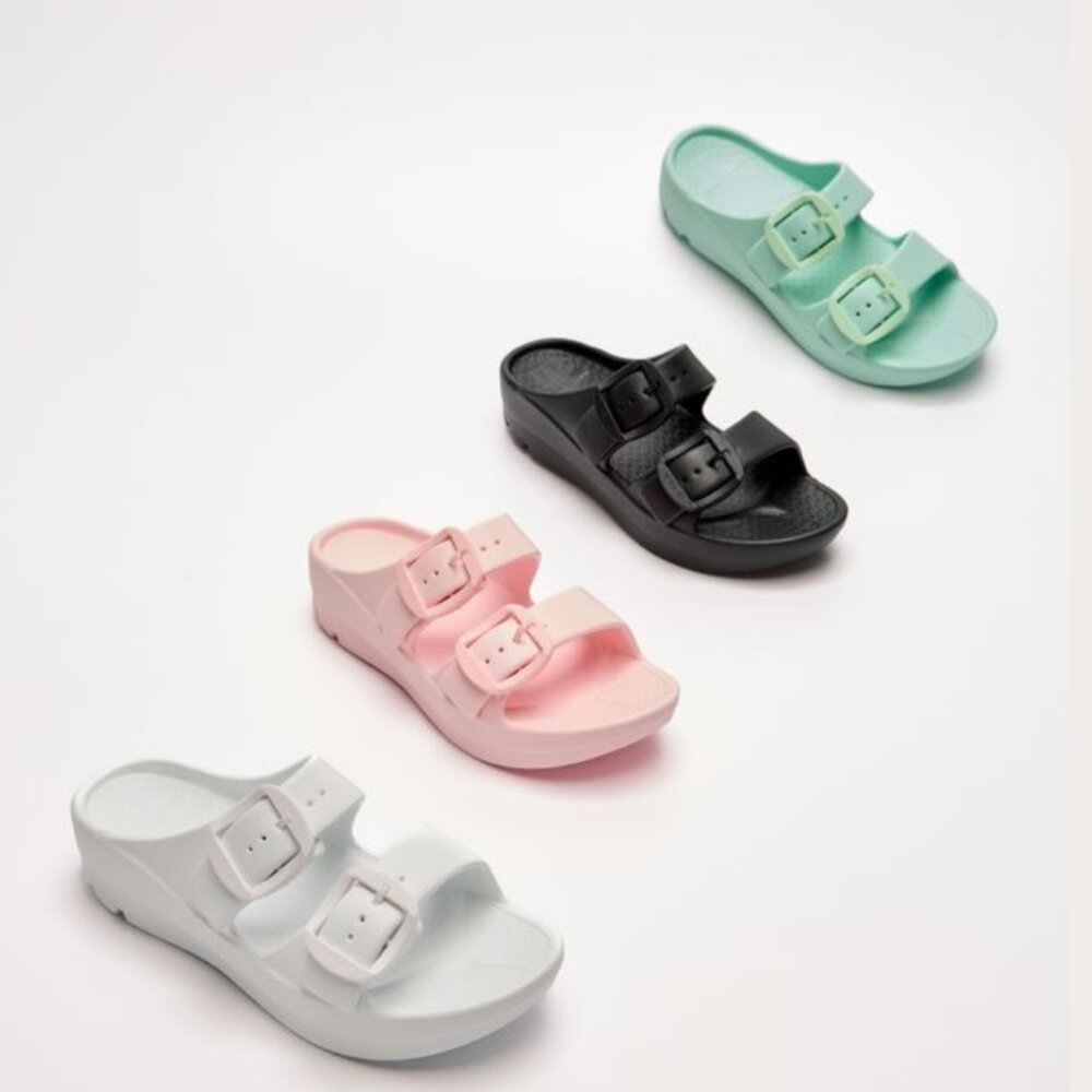【Telic】SiliComfy® Boise Bliss 鬆糕厚底拖-(800-全系列)矽晶減壓拖鞋-圖片-1