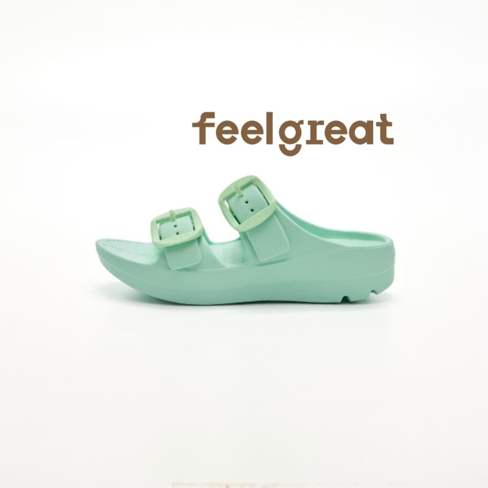 800-30-【Telic】SiliComfy® Boise Bliss 鬆糕厚底拖-水藍綠800-30矽晶減壓拖鞋