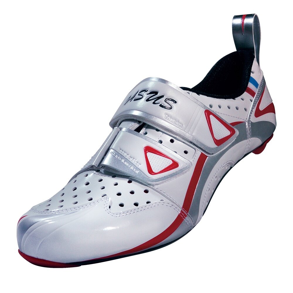 【HASUS】Triathlon 三鐵自行車鞋 後套三角鐵環( 首創多段式毛勾面設計 -HKC01)訂作款-圖片-1