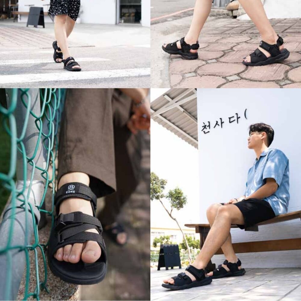 時時樂 涼拖鞋(男女版)UKX1004-UKX2004=大底X輕量X防滑-圖片-1
