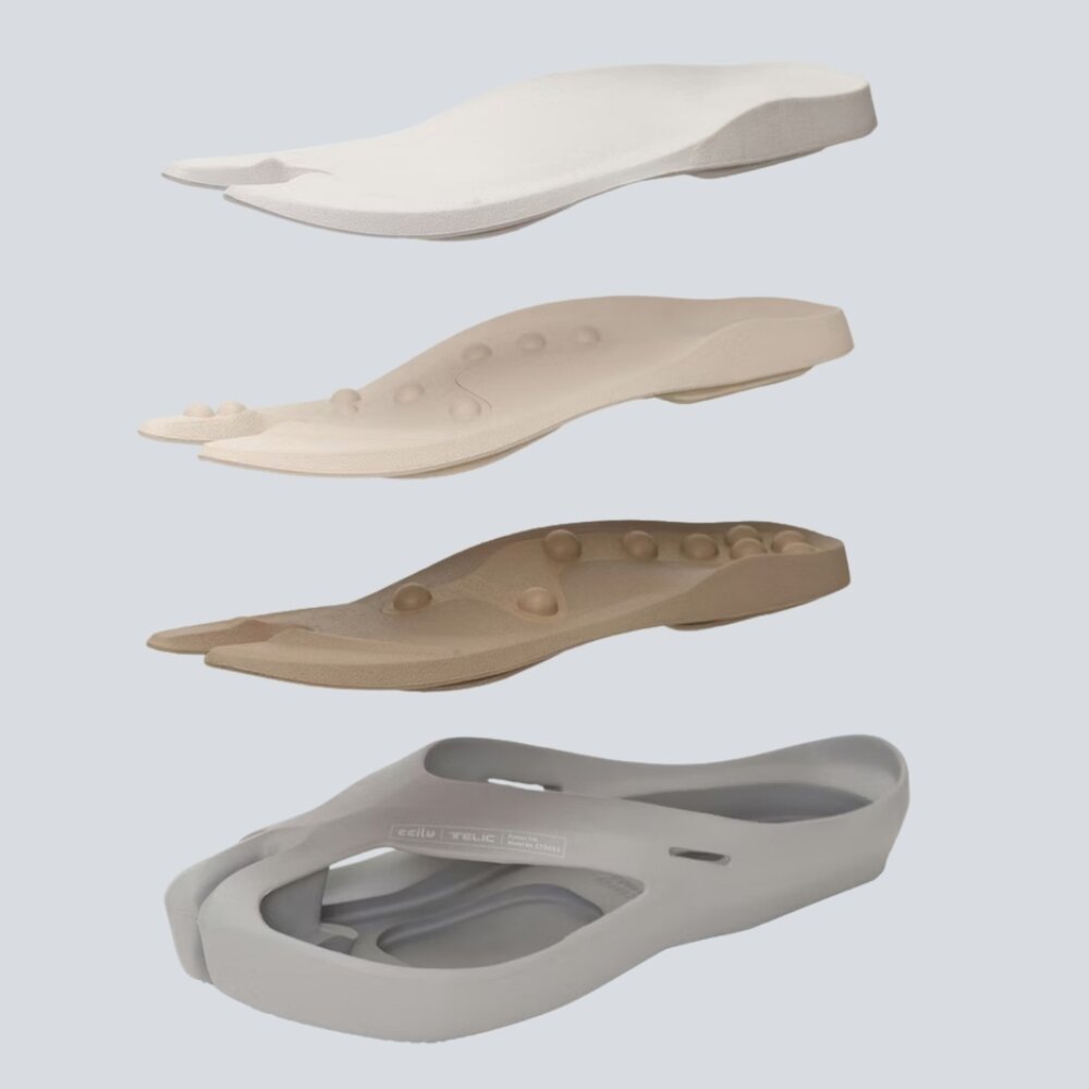 【Telic】SiliComfy® 3in1桑足鞋-全系列(全尺碼)足底按摩健康拖鞋-圖片-2