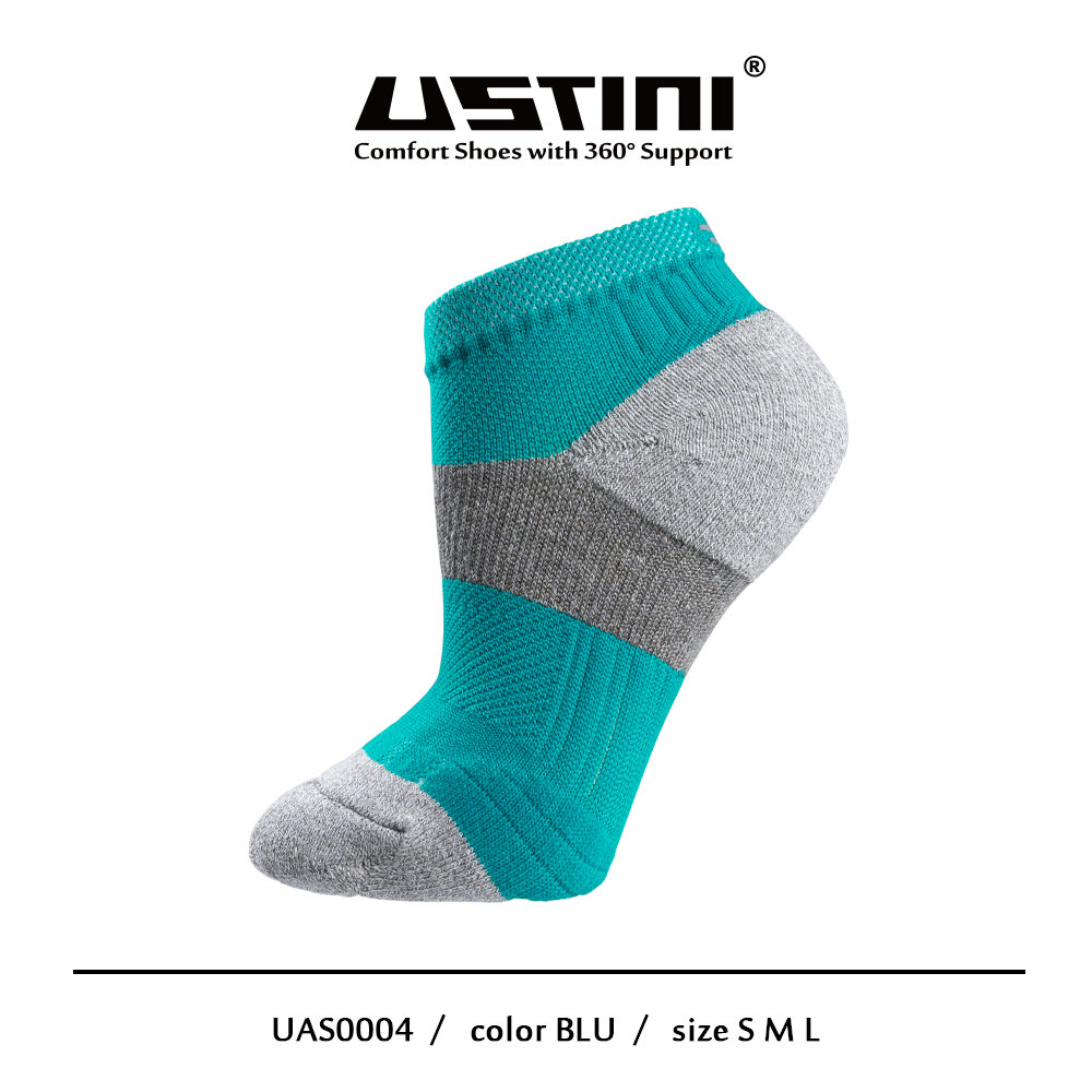 【Ustini】七層米其林運動襪-藍色(5双組)排靜電功能襪 銀纖維襪UAS0004BLU 封面照片