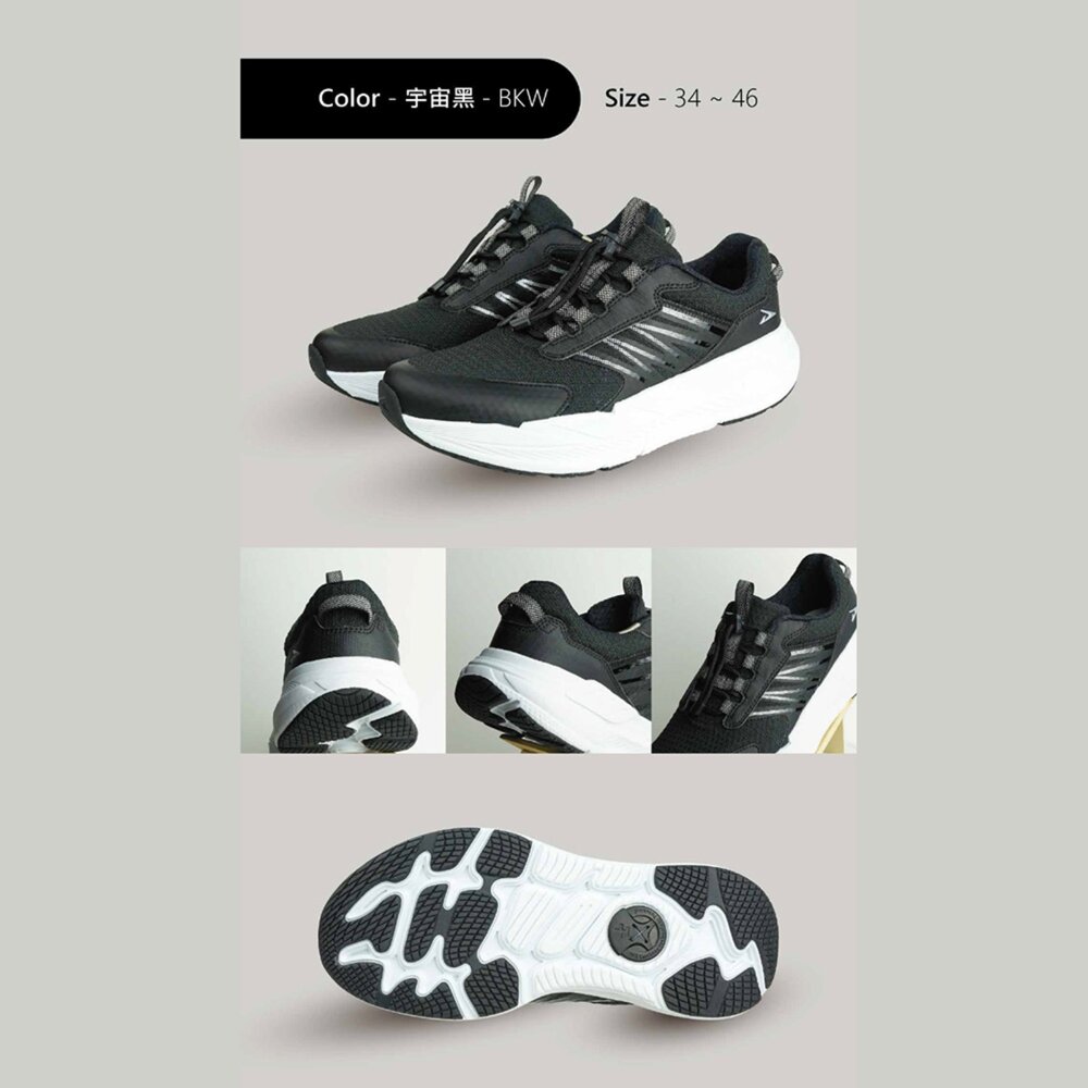 我挺你健康鞋-透視極地 扣扣極地。(男女版)-運動鞋-排靜電X太極底=慢跑鞋-健走鞋-圖片-3