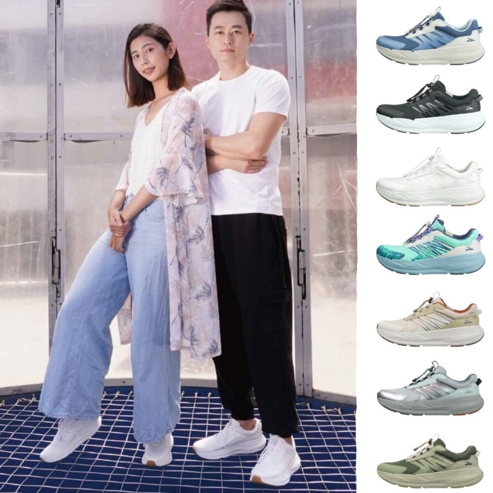 我挺你健康鞋-扣扣極地鞋(男女版)太極底X免綁鞋帶=輕量運動鞋-圖片-2