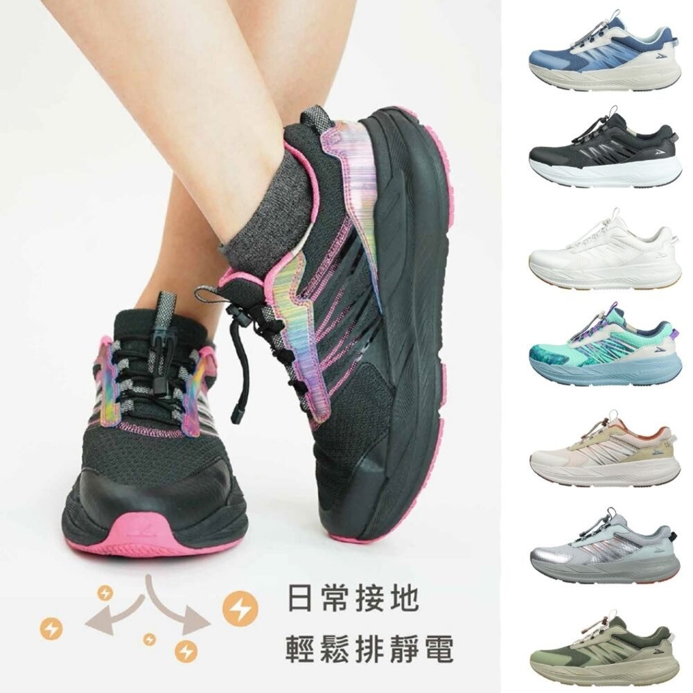 我挺你健康鞋-扣扣極地鞋(男女版)太極底X免綁鞋帶=輕量運動鞋-圖片-3