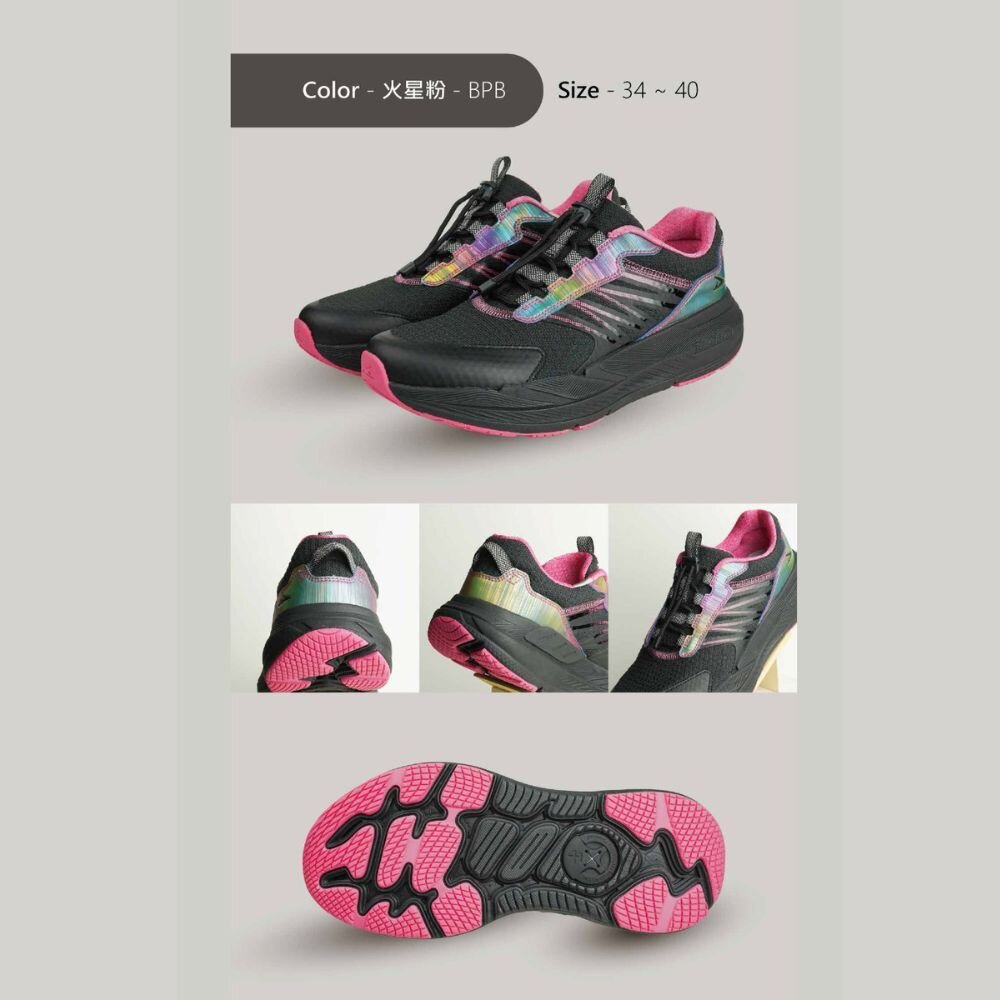 我挺你健康鞋-扣扣極地鞋(男女版)太極底X免綁鞋帶=輕量運動鞋-圖片-10