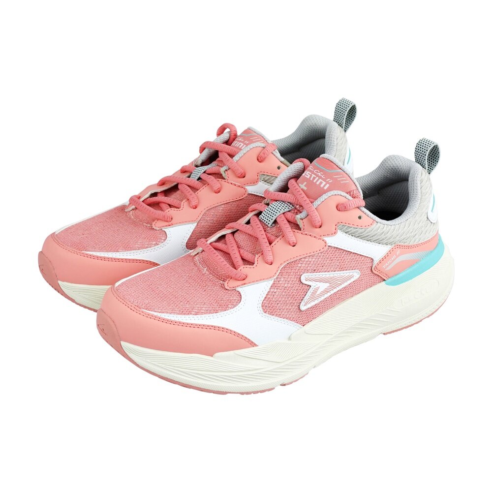 UET2001PHY-我挺你健康鞋 動靜極地鞋 排靜電X太極底-(女款 )UET2001PHY蜜桃色運動鞋- 寬楦適合拇指外翻足底筋膜