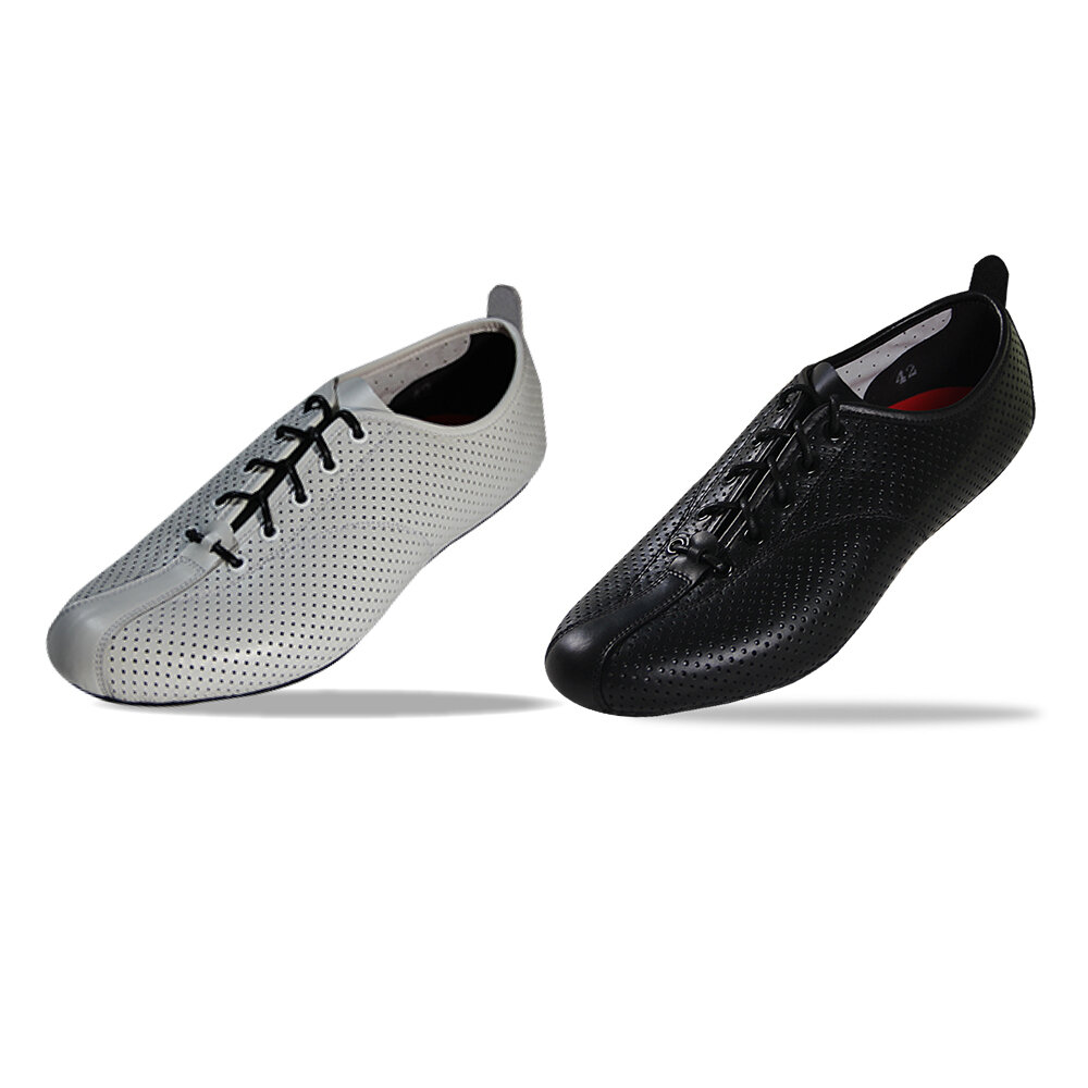 【HASUS】自行車鞋 二合一復古式車鞋款(可結合狗嘴套、ROAD系統時尚的鞋款全牛皮VTG03) 封面照片