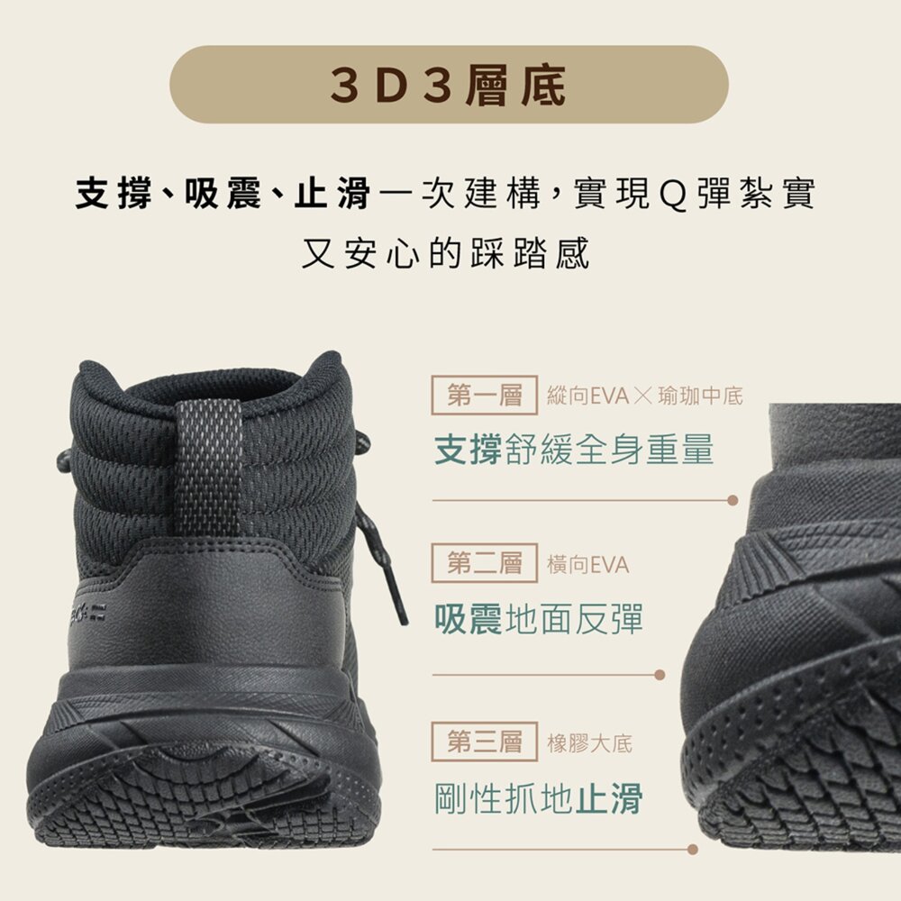 我挺你健康鞋USTINI。防潑水犀牛鞋 太極軟底X排靜電 短靴-圖片-4