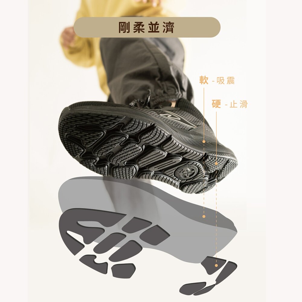 我挺你健康鞋USTINI。防潑水犀牛鞋 太極軟底X排靜電 短靴-圖片-5