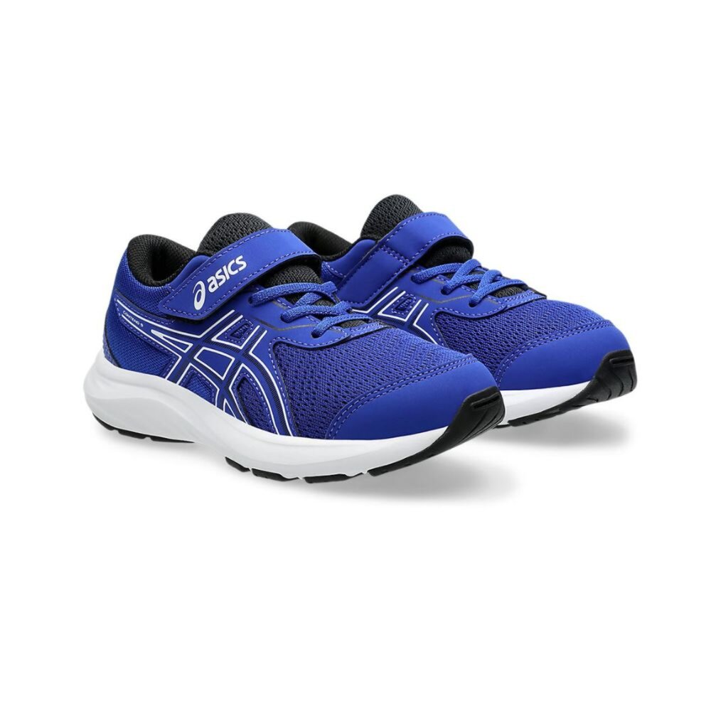 1014A338-400-ASICS 亞瑟士 CONTEND 9 PS 中童 運動鞋 藍 1014A338-400