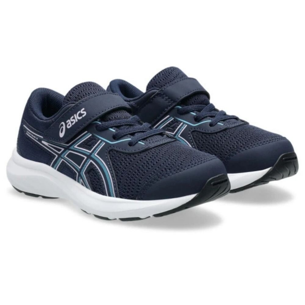 1014A338-408-ASICS 亞瑟士 CONTEND 9 PS 中童 運動鞋 慢跑鞋 休閒鞋 1014A338-408