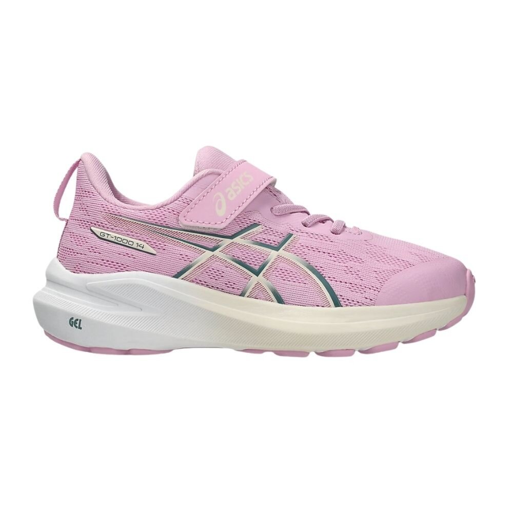 ASICS 亞瑟士 GT-1000 14 PS 中童 紫 透氣網布 慢跑鞋 休閒鞋 運動鞋 1014A381-701-圖片-1