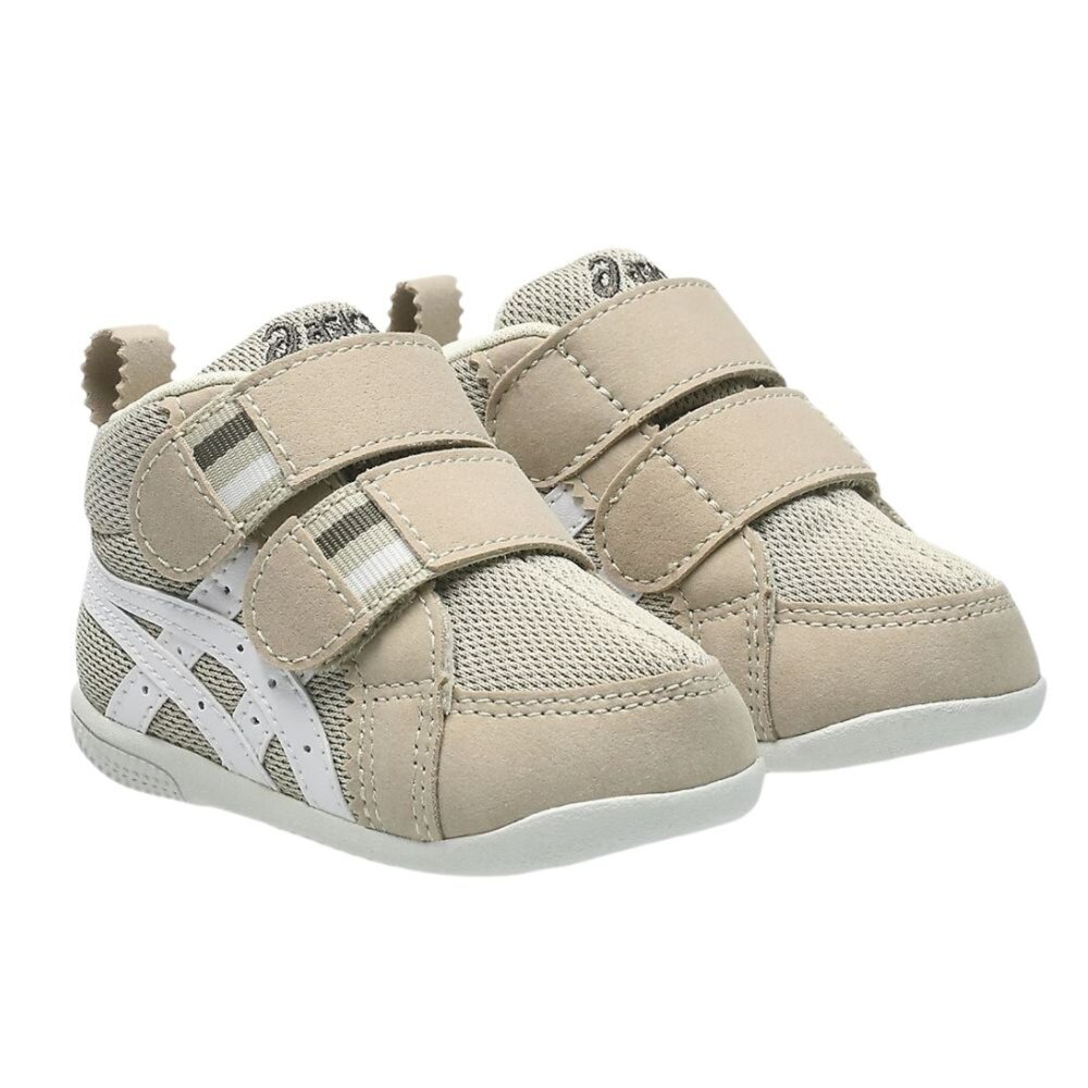 1144A222-200-ASICS 亞瑟士 AMULEFIRST MS 寶寶 嬰幼童 小童 學步鞋 透氣 高筒 淺褐 杏 1144A222-20