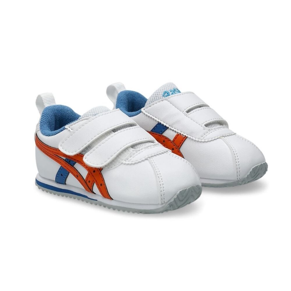 1144A382-108-ASICS 亞瑟士 COTLA BABY SL 2 嬰幼童 小童 運動鞋 橘藍線條 1144A382-108