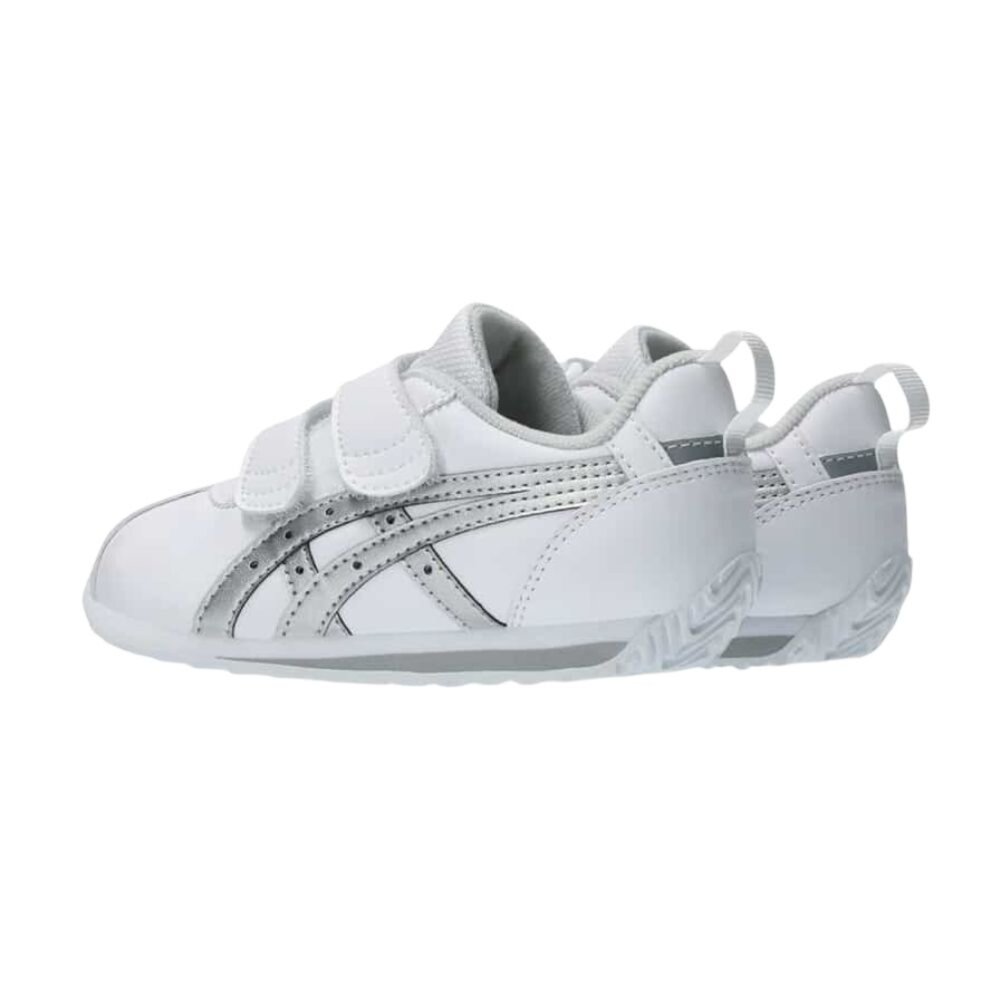 ASICS 亞瑟士 COTLA MINI SL 3 中童 休閒鞋 皮革 白銀 1144A393-100-圖片-1