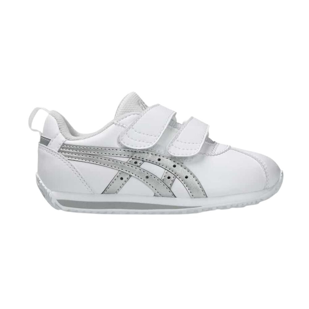 ASICS 亞瑟士 COTLA MINI SL 3 中童 休閒鞋 皮革 白銀 1144A393-100-圖片-4