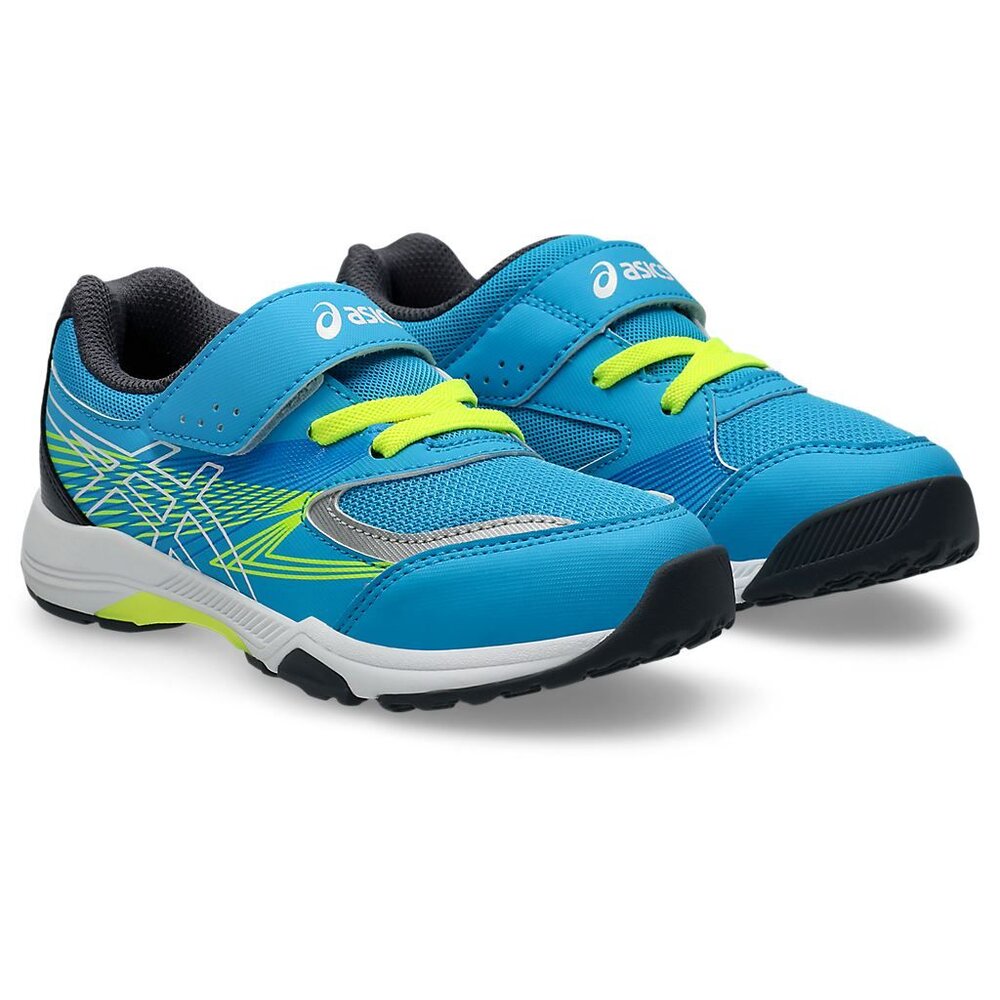 1154A185-400-ASICS 亞瑟士 中童 慢跑鞋 透氣網布 運動鞋 藍色 1154A185-400