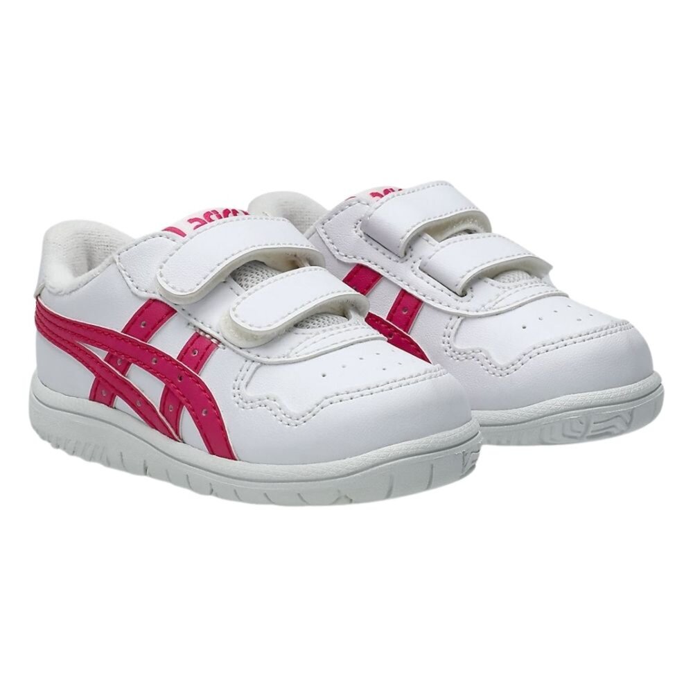 1204A092-121-ASICS 亞瑟士 JAPAN S TS 小童 學步鞋 白 粉 皮革 魔鬼氈  1204A092-121