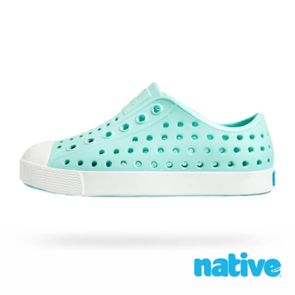 13100100-4261-Native Shoes 小童鞋 JEFFERSON 防潑水 洞洞鞋 防水鞋 雨鞋 拖鞋 水鞋 薄荷綠 13100100