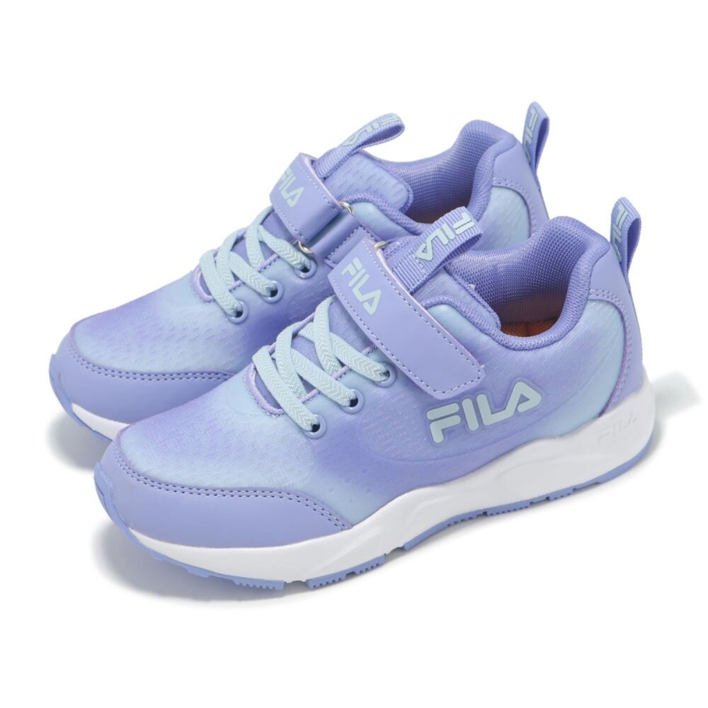 2-J825Z-933-FILA KIDS 斐樂 童鞋 中童 康特杯 大魔鬼氈 輕量 慢跑運動鞋 休閒鞋 2-J825Z-933｜哈布童鞋