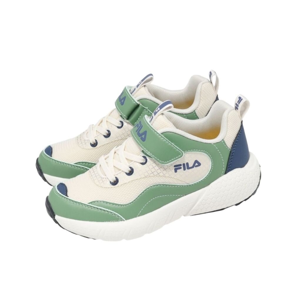 2-J832A-166-FILA KIDS 斐樂 童鞋 中童 康特杯 大魔鬼氈 輕量 慢跑運動鞋 休閒鞋 2-J832A-166