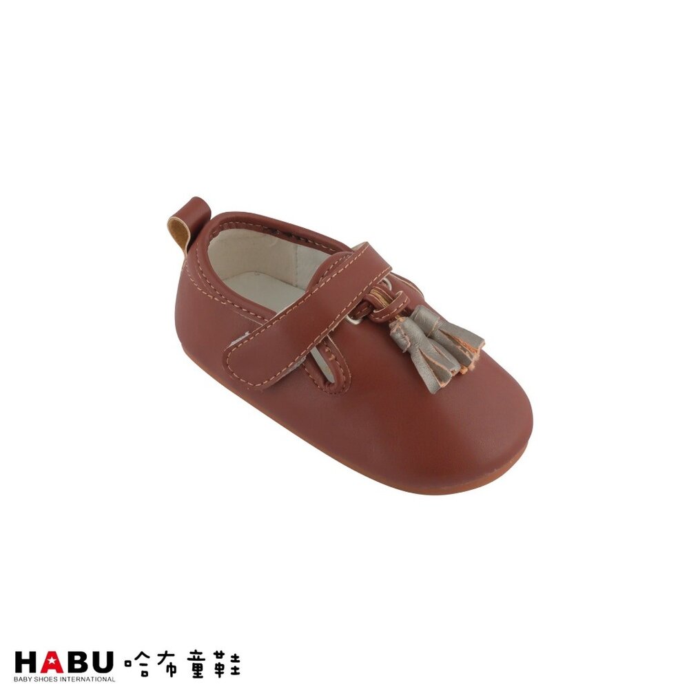 2112-CF-HABU哈布童鞋 垂墜流蘇 小童 皮革包鞋 樂福鞋 2112-CF