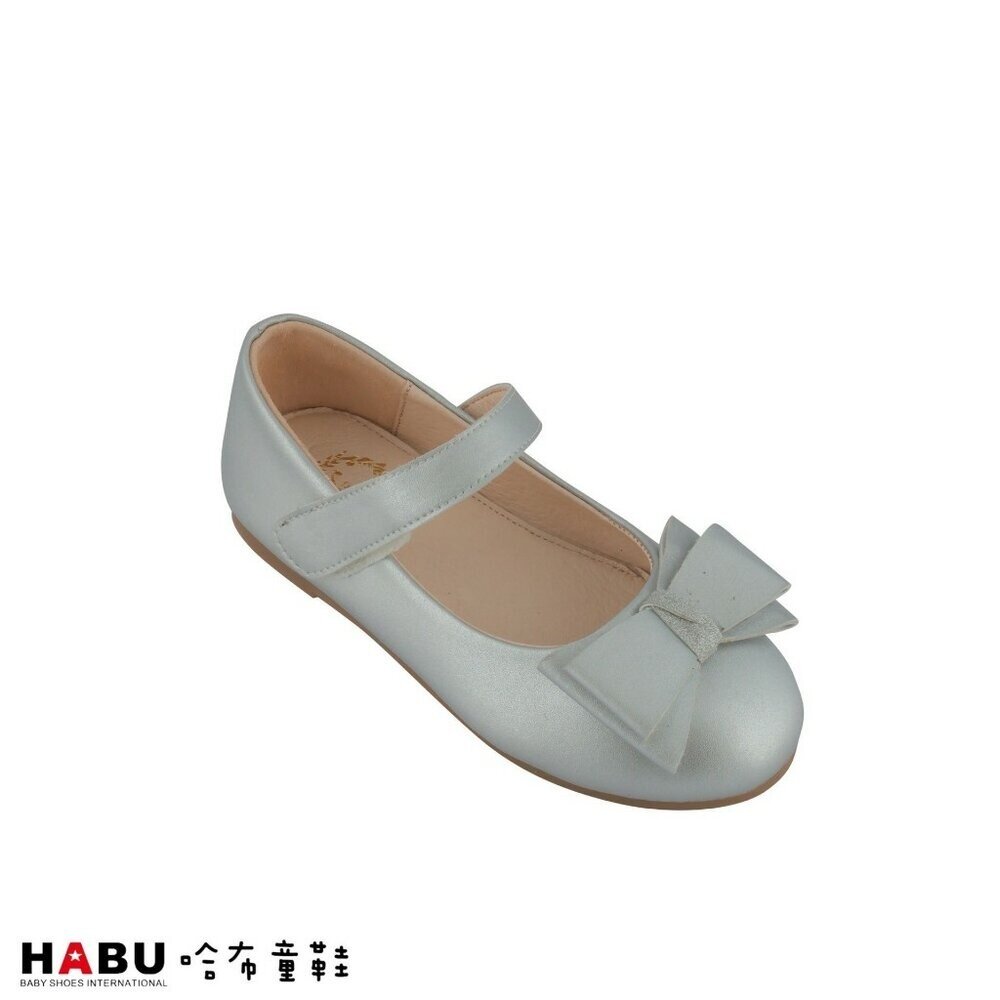 2136-SV-HABU哈布童鞋 高質感 時尚銀色 公主鞋 2136-SV 畢業季
