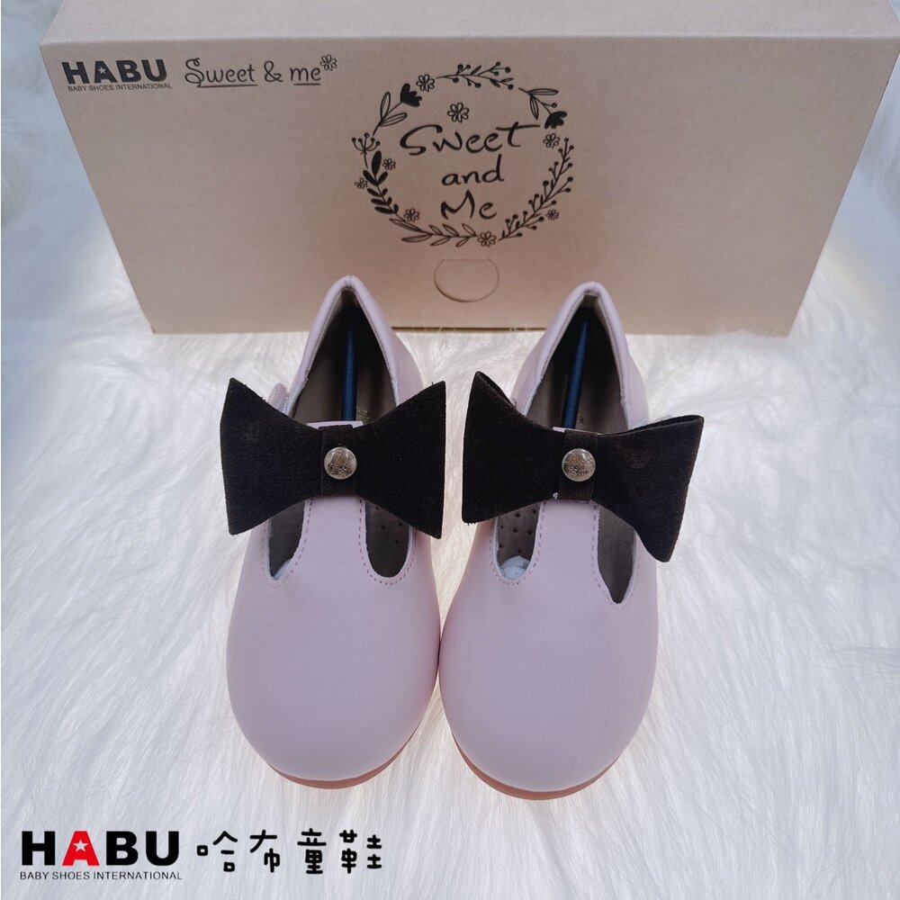 HABU哈布童鞋 淺粉色蝴蝶結 兒童甜美 樂福鞋 童鞋 2218-PI-圖片-2