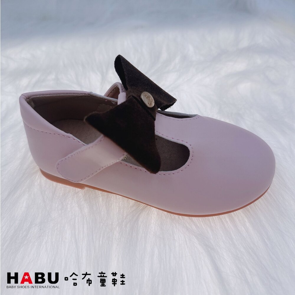 HABU哈布童鞋 淺粉色蝴蝶結 兒童甜美 樂福鞋 童鞋 2218-PI-圖片-4