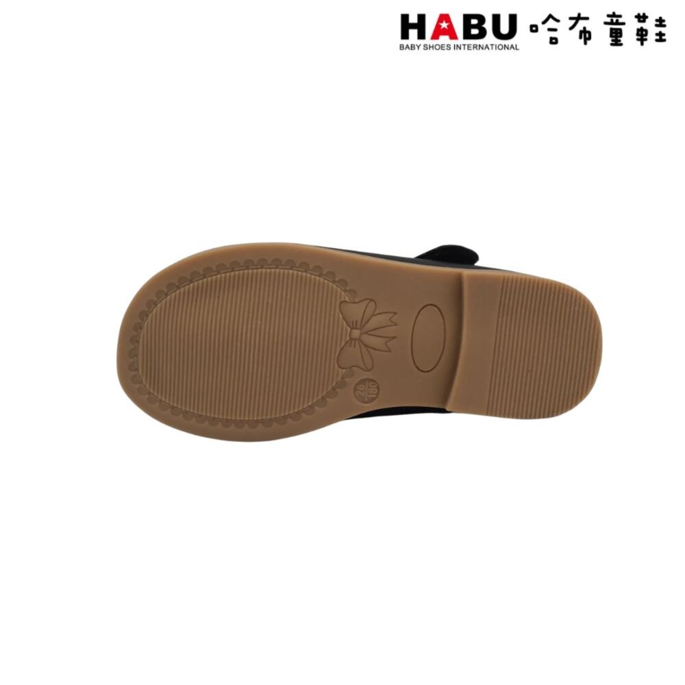 HABU哈布童鞋 珍珠 蝴蝶結 公主鞋 娃娃鞋 涼鞋 皮鞋 黑 2251-BK-圖片-6