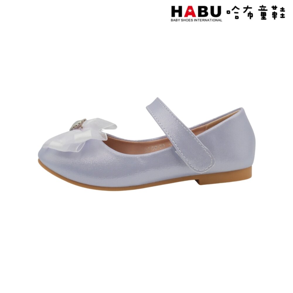 HABU哈布童鞋 鑽石 蝴蝶結 公主鞋 珠光 娃娃鞋 涼鞋 2258-PR-圖片-4